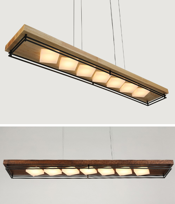 찰스 원목 국산 식탁전등 LED식탁등